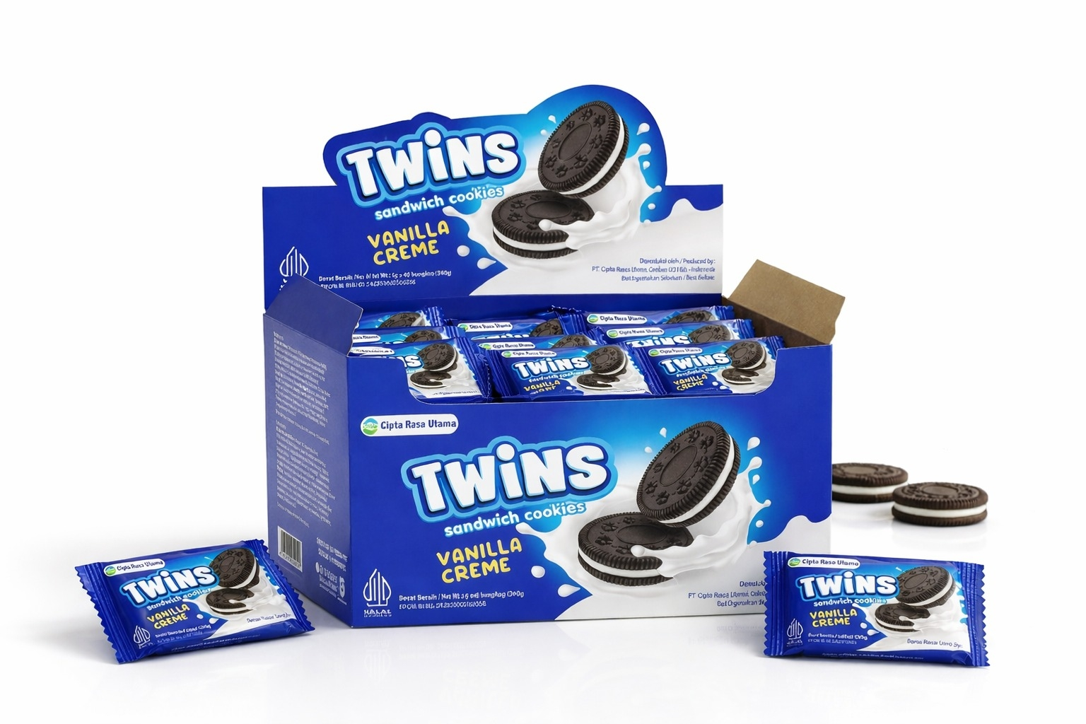 Twins Sandwich Cookies Vanilla Share Pack